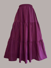 VIOLET DUSK - PURPLE 3 TIERED SKIRT